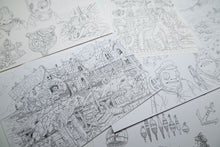 Load image into Gallery viewer, Deep Regrets Original Ink Artwork
